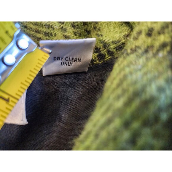 Vintage Phenomenom Womens Wool Jacket Green Plaid Size Large L Full Zip RARE - Picture 4 of 16